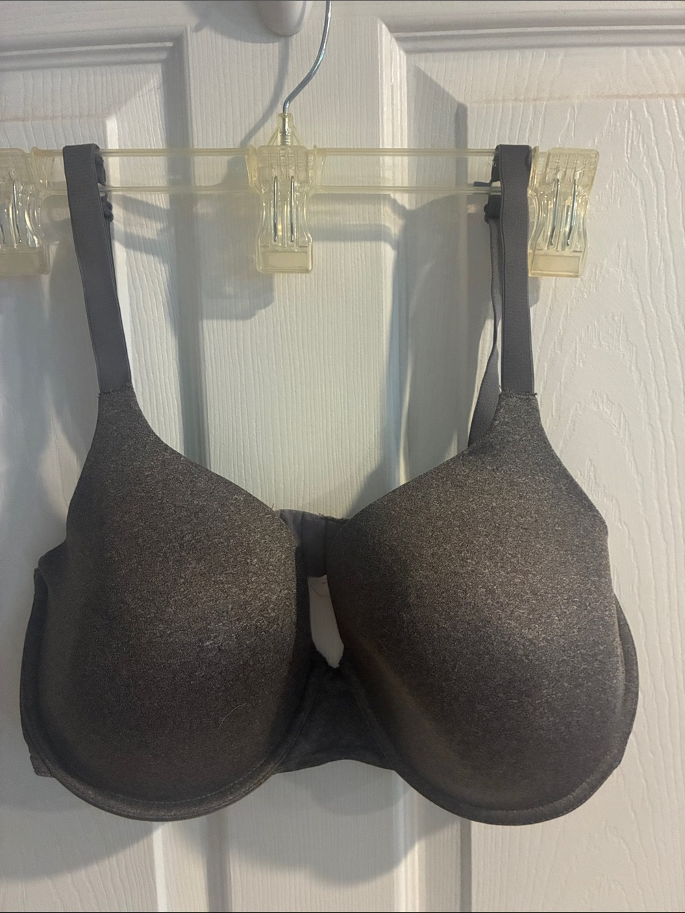 Everyday Smooth Molded T-Shirt Bra in Charcoal Gray